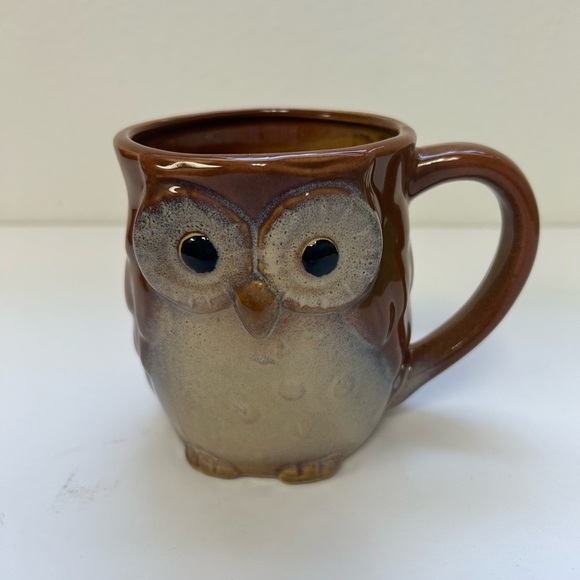Vintage Brown Owl Ceramic Mug - Picture 1 of 8